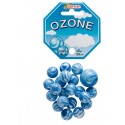 20 billes ozone. Diamètre des billes 1,5 cm et diamètre du calot 2,5 cm