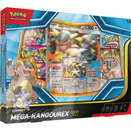 Pokémon, Méga Kangourex Ex, Coffret 4 boosters