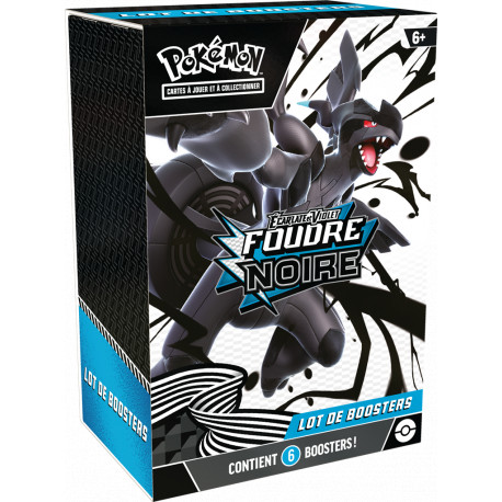 Pokémon, Foudre Noire, Bundle 6 boosters