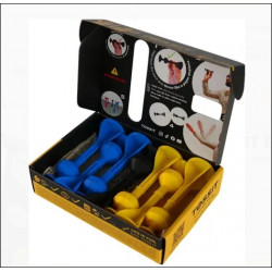 Tossit, jeu de lancer à ventouse, modèle bleu-jaune