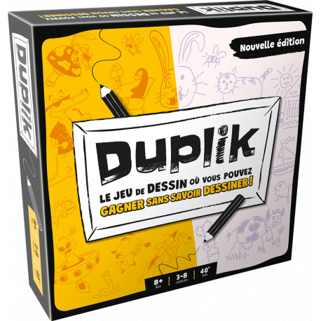 Duplik, Asmodée : Le premier jeu de dessin qui offre enfin une chance de victoire à votre petite sœur !