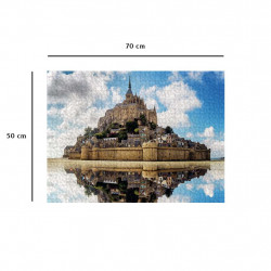 Puzzle Mont Saint Michel, 1000 pièces, Nathan