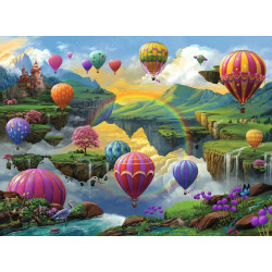 Puzzle Vallée des Montgolfières, Ravensburger, 500 pièces