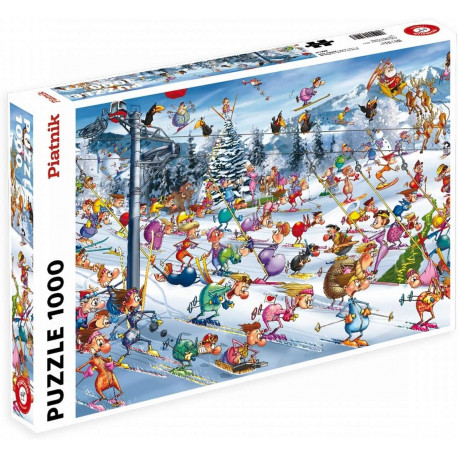 Puzzle Ski de Noël, Ruyer, 1000 pièces