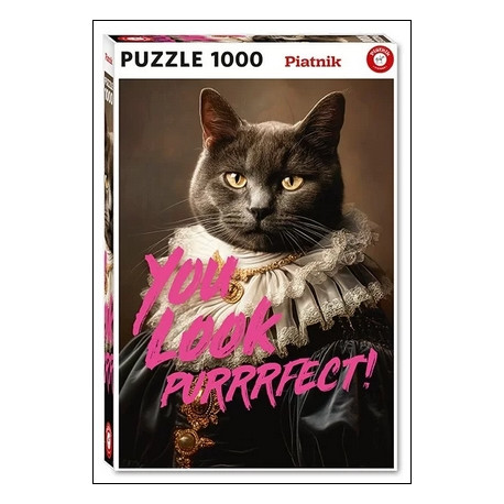 Puzzle You look Purrrfect, 1000 pièces, Piatnik