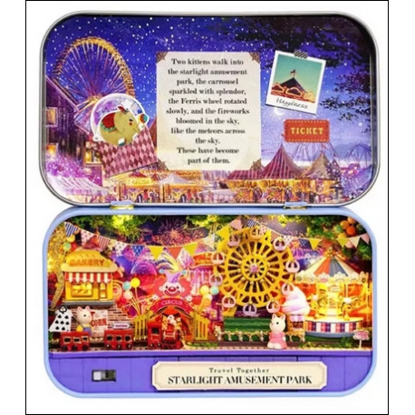 Booknook, boite métal, fête foraine