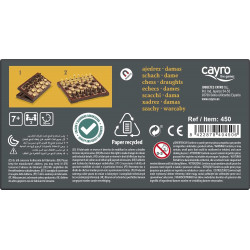 Jeu d'échecs magnétique 24 x 24 cm