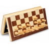 Jeu d'échecs magnétique marqueterie 30 x 30 cm