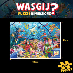 Puzzle Wasgij ! 1000 pcs : ça sent le poisson