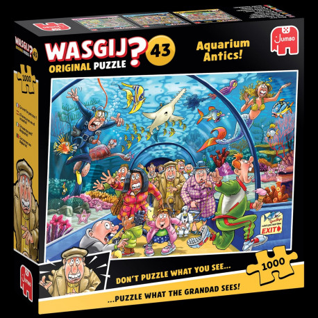 Puzzle Wasgij ! 1000 pcs : ça sent le poisson