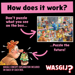 Puzzle Wasgij ! 1000 pcs : le Café