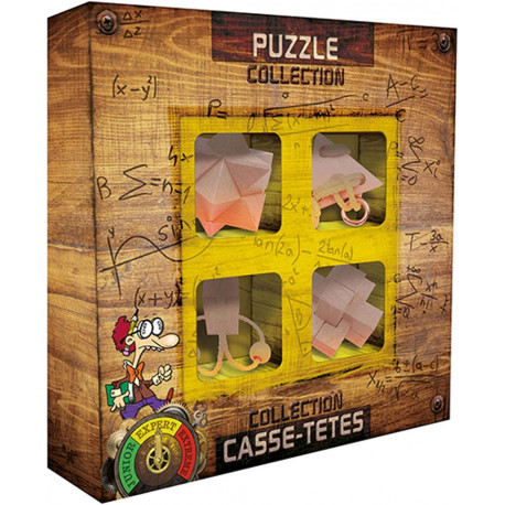 Coffret 4 casse tête en bois, Gigamic, Expert