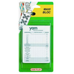 Bloc de score du Yam