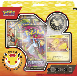 Pokémon, Coffret anniversaire, 3 booster + 1 carte exclu