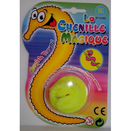 Chenille magique jaune