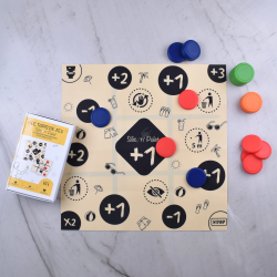 Tapis pour le Silicon Palets, cible et morpion