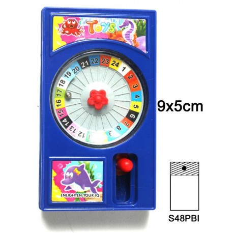 Jeu de patience roulette 9x5 cm