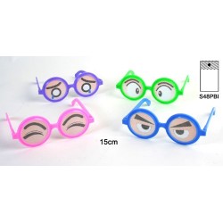Lunettes gros yeux humoristique, 15 cm