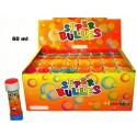 Bulle de savon 60 ml (x36), souffleuse fixée au couvercle, avec jeu
