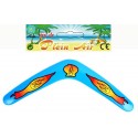 Boomerang australien, 30 cm, 4 coloris : jaune, orange, bleu, vert