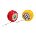 Yoyo en bois, verni, diamètre 5,5 cm