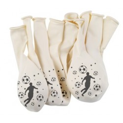 Ballon imprimés foot (x10)