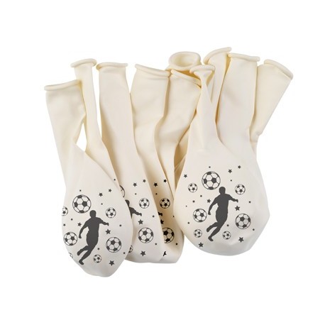Ballon imprimés foot (x10)