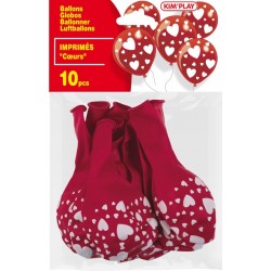 Ballons coeur (x10)
