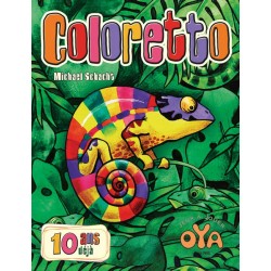Coloretto, Oya :  collectionnez des caméléons de 7 couleurs différentes