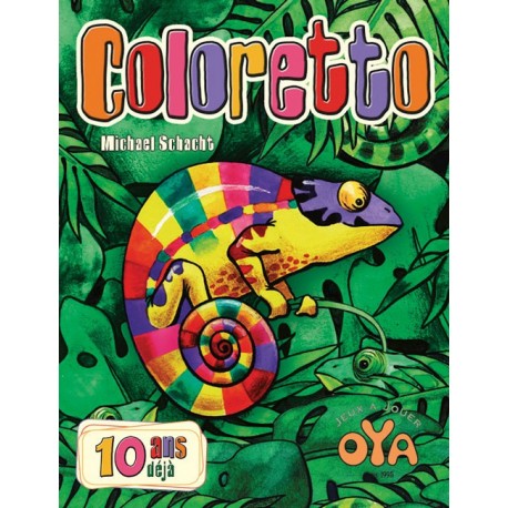 Coloretto, Oya :  collectionnez des caméléons de 7 couleurs différentes