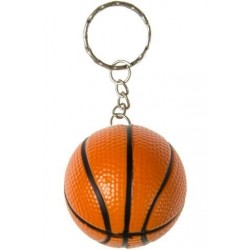 Porte clé ballon de Basket, mousse, 4 cm (x12)