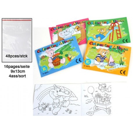Album à colorier 16 pages, 13 x 9 cm