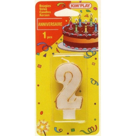 Bougie Chiffre 2