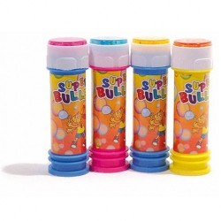 Bulle de savon 60 ml (x36), souffleuse fixée au couvercle, avec jeu