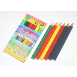 Crayons de couleur (x6)