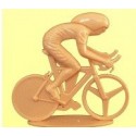 Petit cycliste miniature, position Contre la Montre