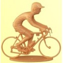 Cycliste rétro rouleur