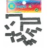 Jeu de dominos en plastique 3,2x1,5 cm