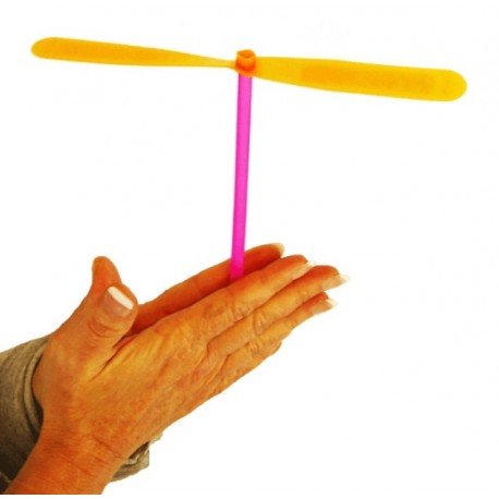 Hélice + axe (x2) 19 cm de hauteur, hélices de 17,5 cm