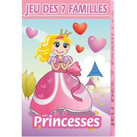 Jeu de 7 familles, conte et histoire, princesses