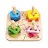 Puzzle à boutons créatif, Hape