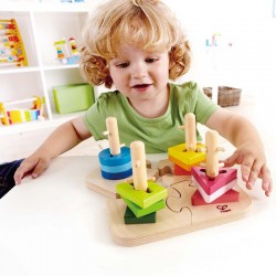 Puzzle à boutons créatif, Hape