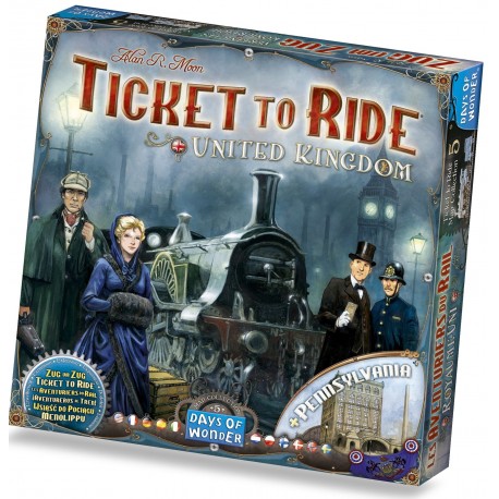 Les aventuriers du rail, extension Royaume Uni/Pennsylvanie