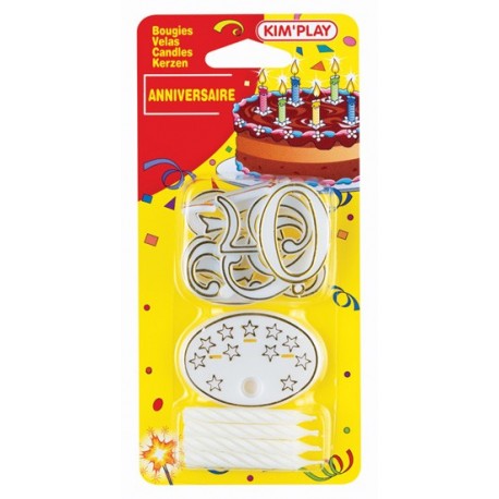 Bougie Chiffres assortis