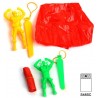 Parachutiste 9cm fluo