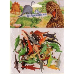 Dinosaures petit modèle (x36), dimensions 4,5 cm
