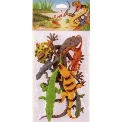 Reptiles maxi (x8), à collectionner ou en cadeau de pêche à la ligne