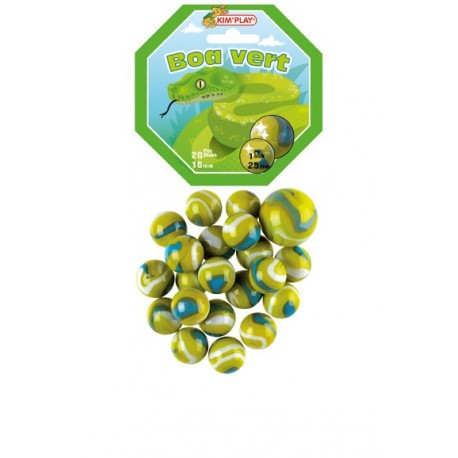 20 billes + 1 calot Boa Vert
