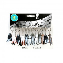 Porte clé chien 5-7 cm (x12)
