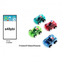Voiture Police rétro-friction 4,5 cm